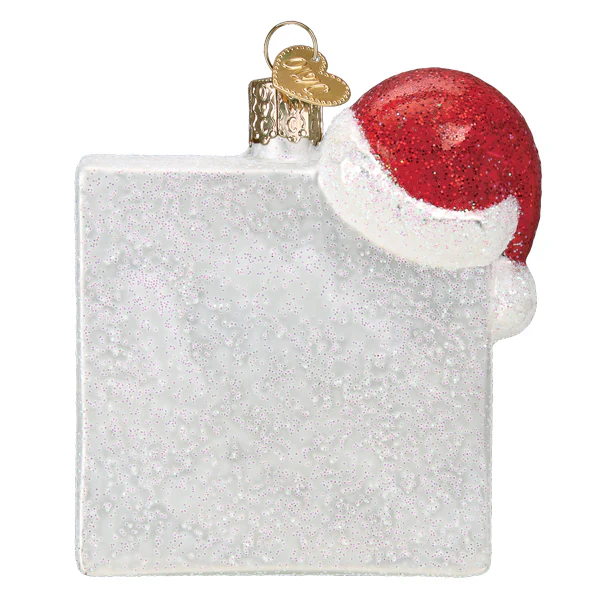 Merry Words Glass Ornament, 3.25" - Image 4