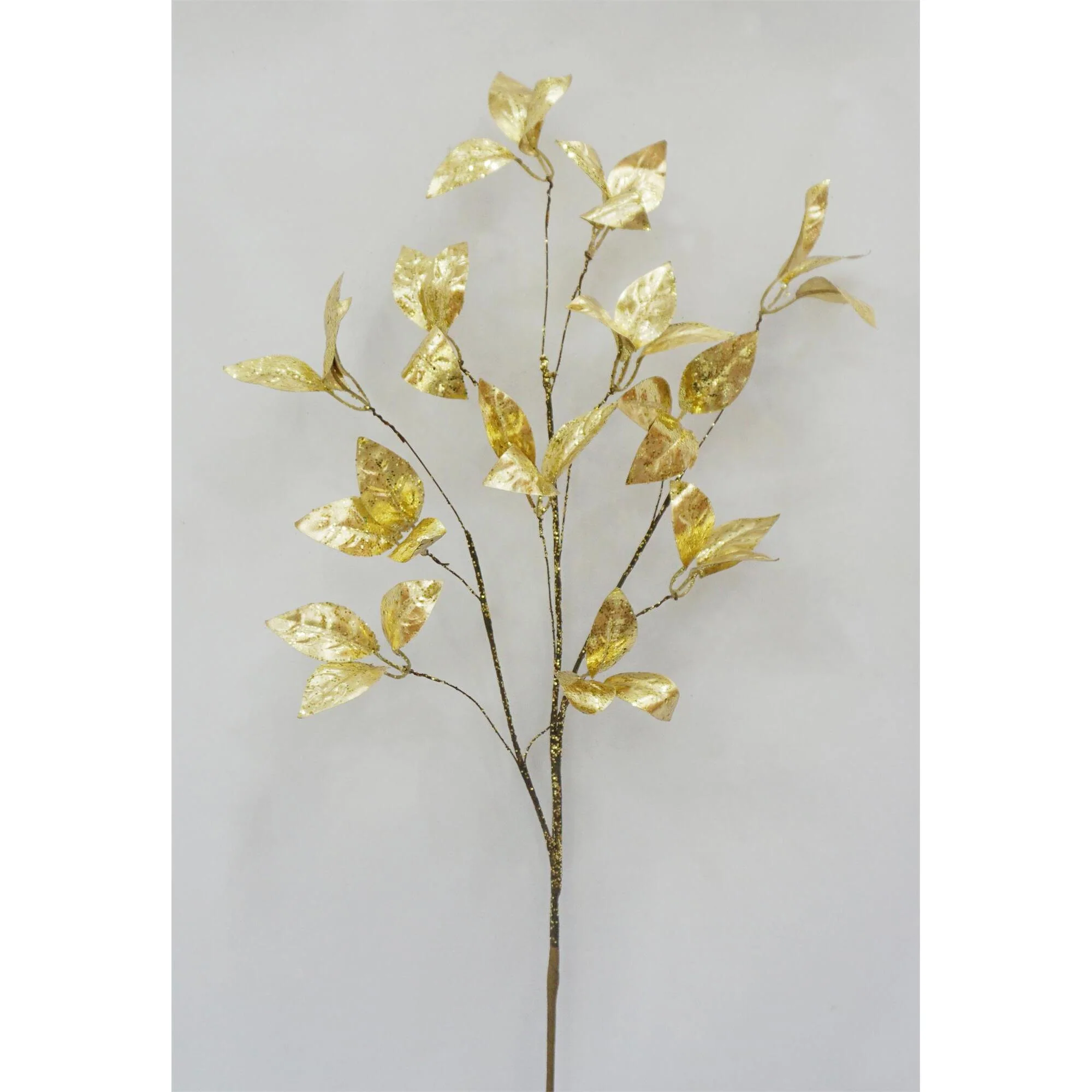Metallic Laurel Leaf Spray, 30" (Gold)
