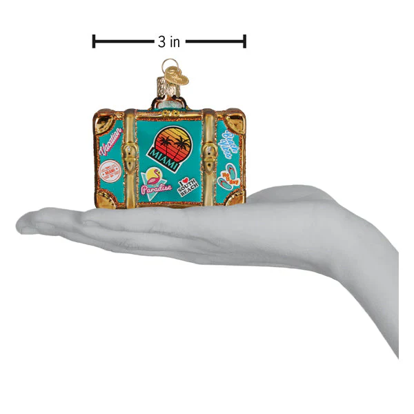 Miami Suitcase Ornament - Image 5