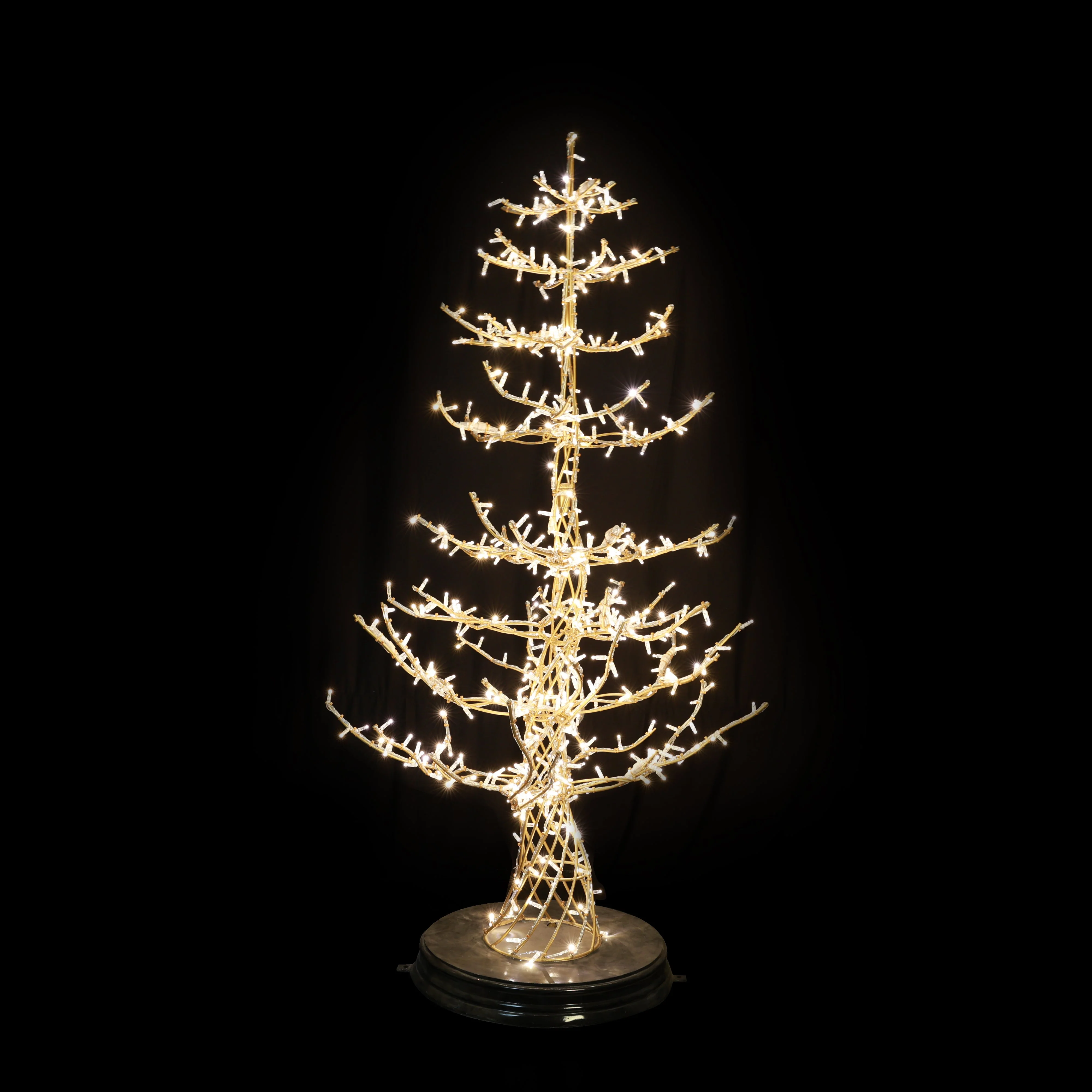 Large Modern Tree Decoration, LED Lit, (63" / 83")