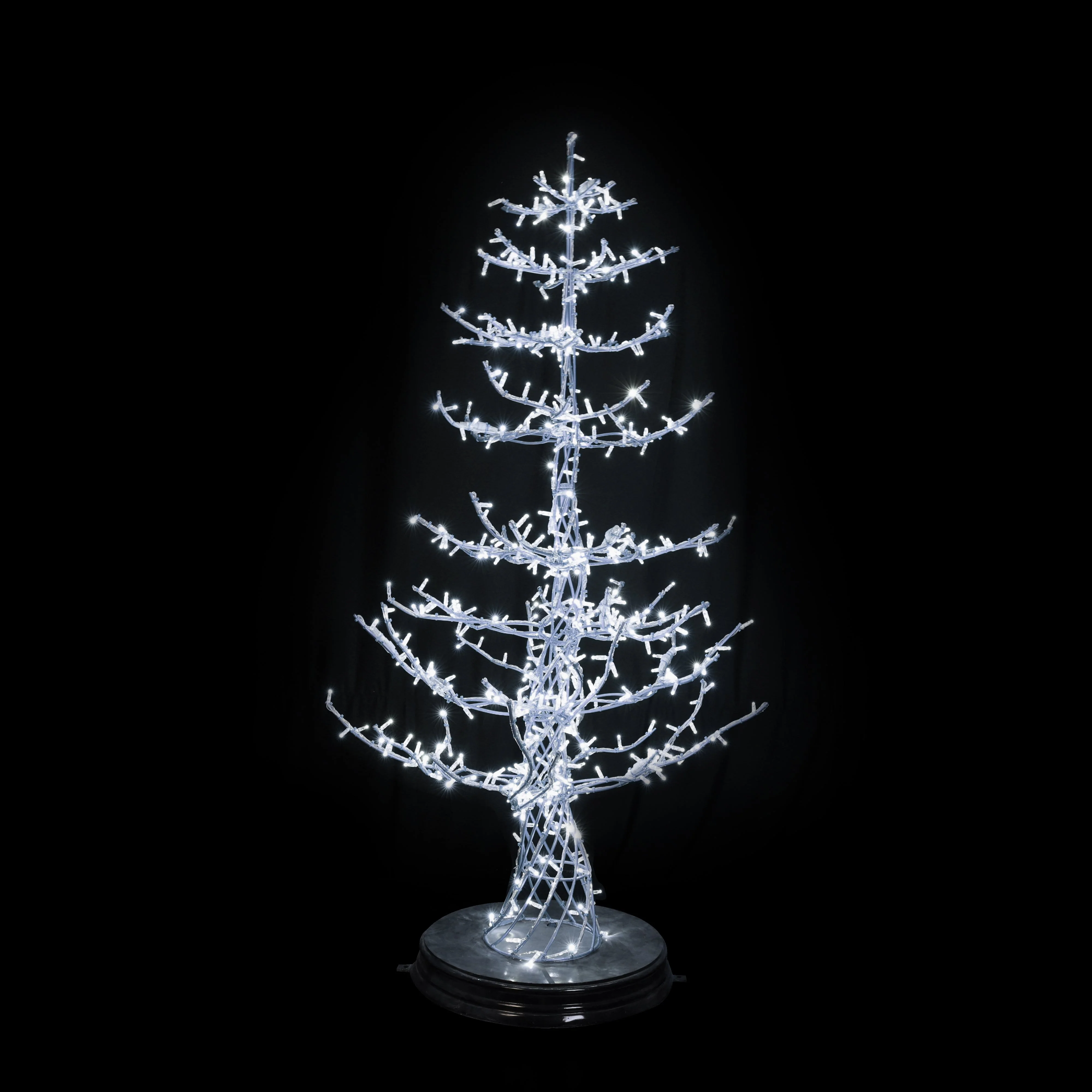 Large Modern Tree Decoration, LED Lit, (63" / 83") - Image 2