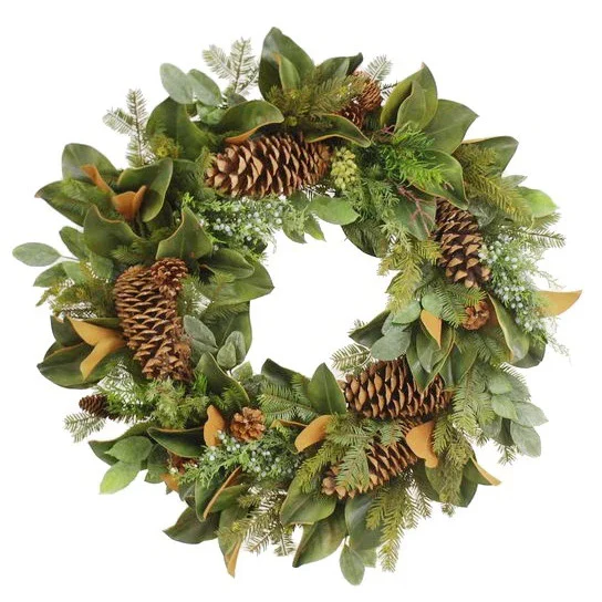 Montana Wood Wreath, 32"