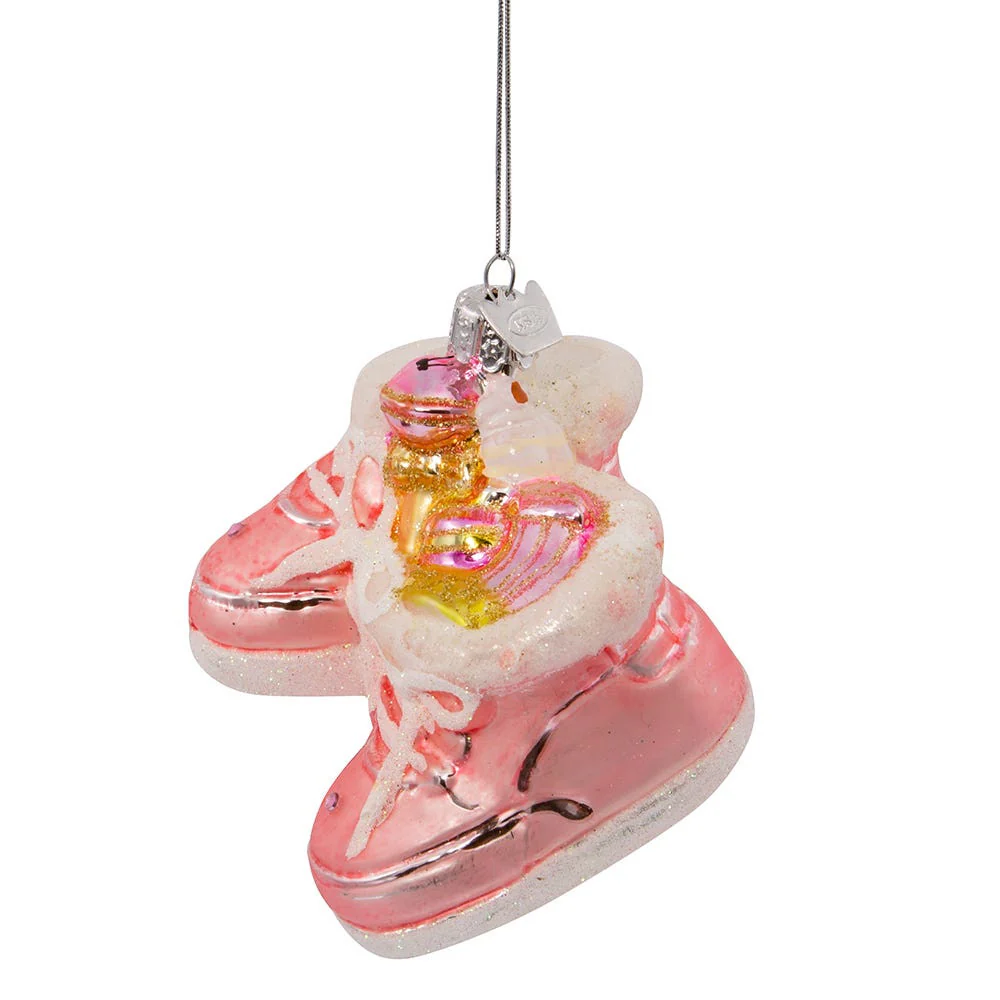 Noble Gems™ Glass Baby Girl Ornaments, 4" (Set of 4) - Image 5