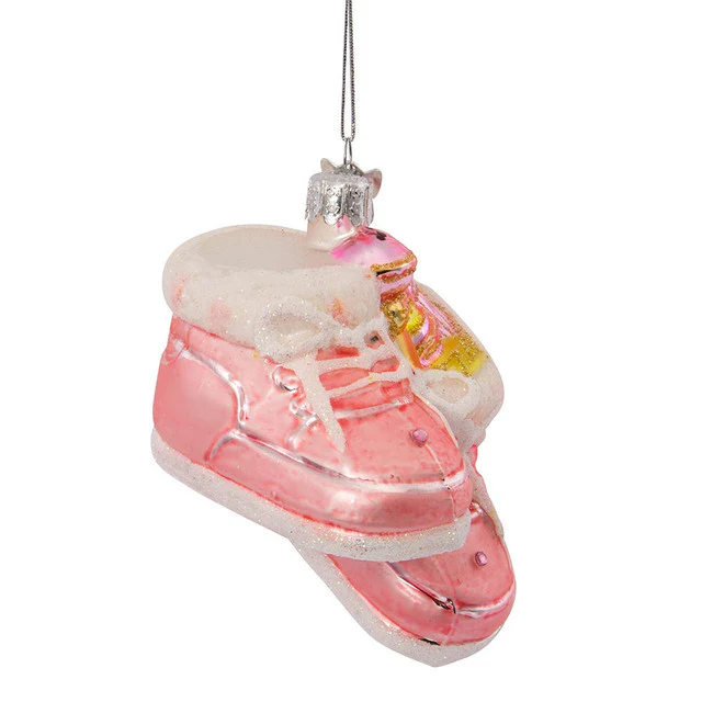 Noble Gems™ Glass Baby Girl Ornaments, 4" (Set of 4) - Image 7