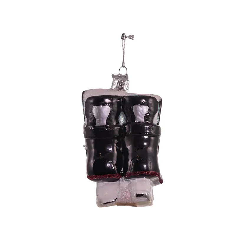 Noble Gems™ Ice Hockey Skates Glass Ornament, 4.25" - Image 6