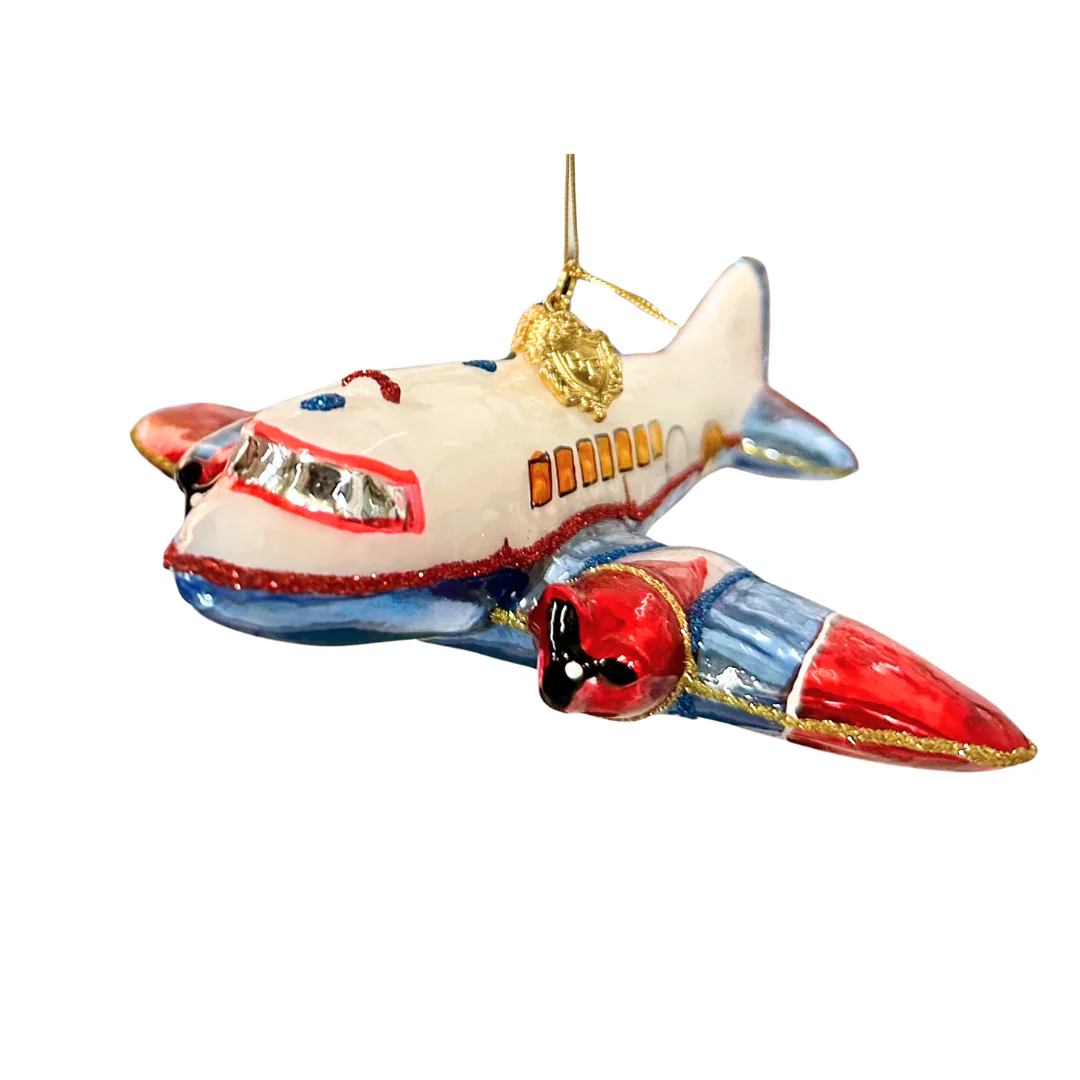 North Pole Airlines Ornament, 6"