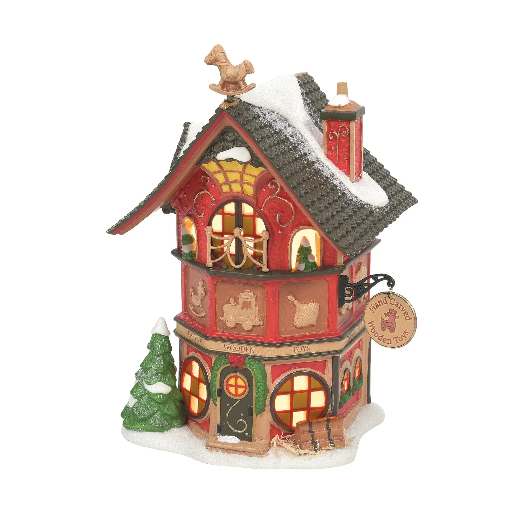 North Pole Series Village - North Poles Finest Wooden Toys Figurine