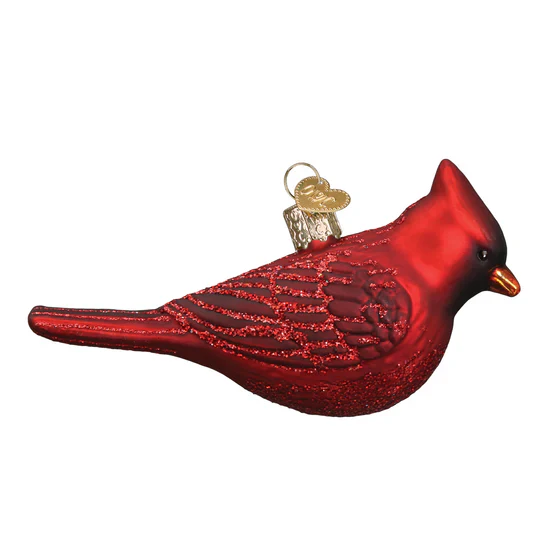 Northern Cardinal Ornament, 2" - Image 2