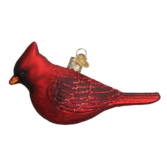 Northern Cardinal Ornament, 2" - Image 4