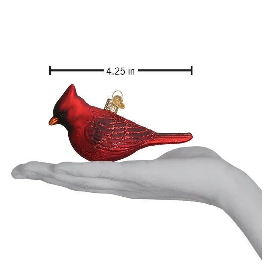 Northern Cardinal Ornament, 2" - Image 5