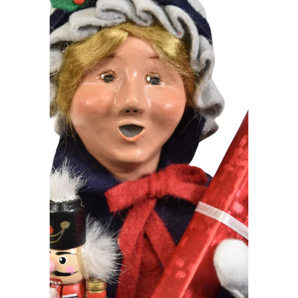 Nutcracker Family Woman Caroler Figurine, 13" - Image 2
