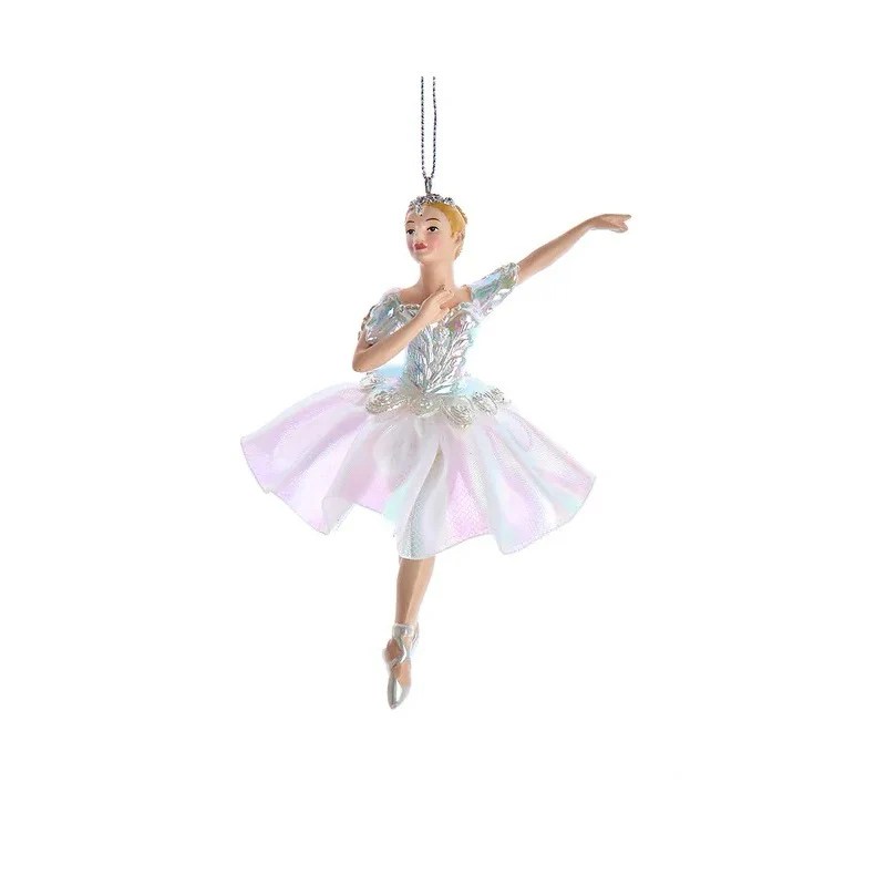 Opalescent Ballerina Ornaments, 6.5" (2 Styles – Sold individually) - Image 3