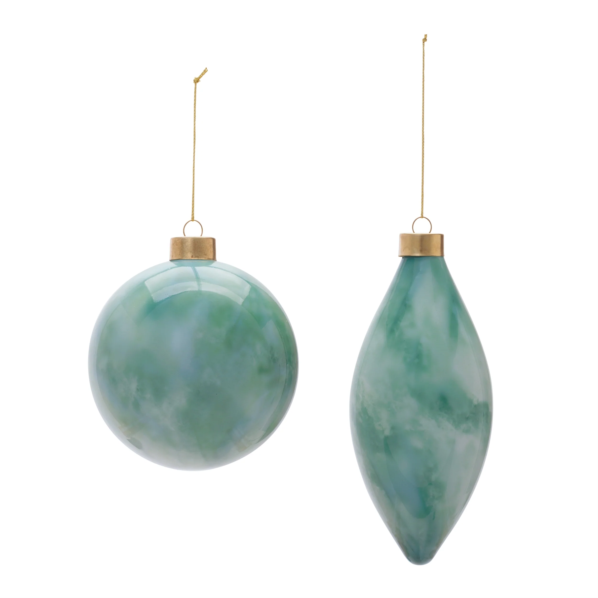 Glass Ornament, 6" (2 styles - sold individually) - Image 2