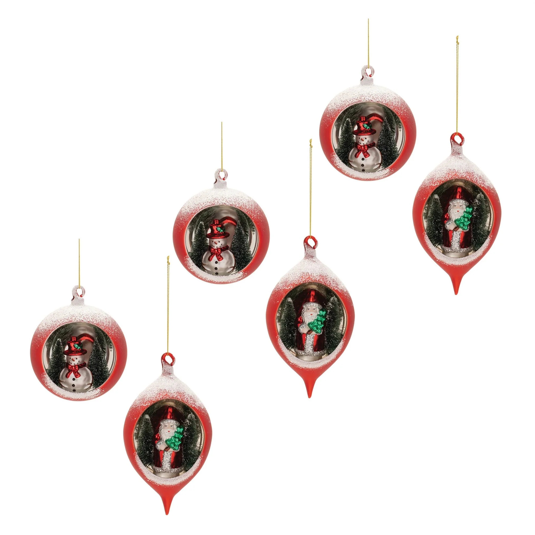 Glass Ornament, 5-7" (2 styles - sold individually) - Image 4
