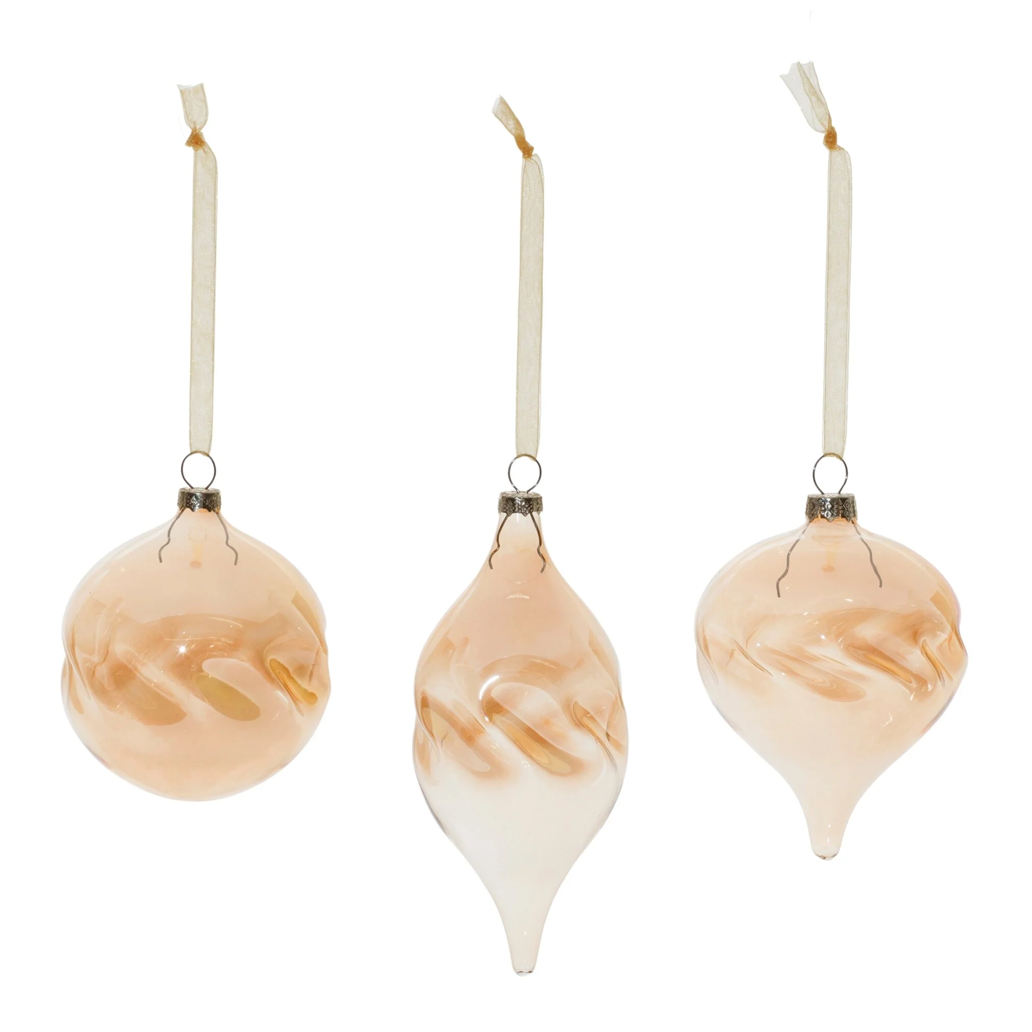 Glass Ornament, 5 - 6" (3 styles - sold individually) - Image 2