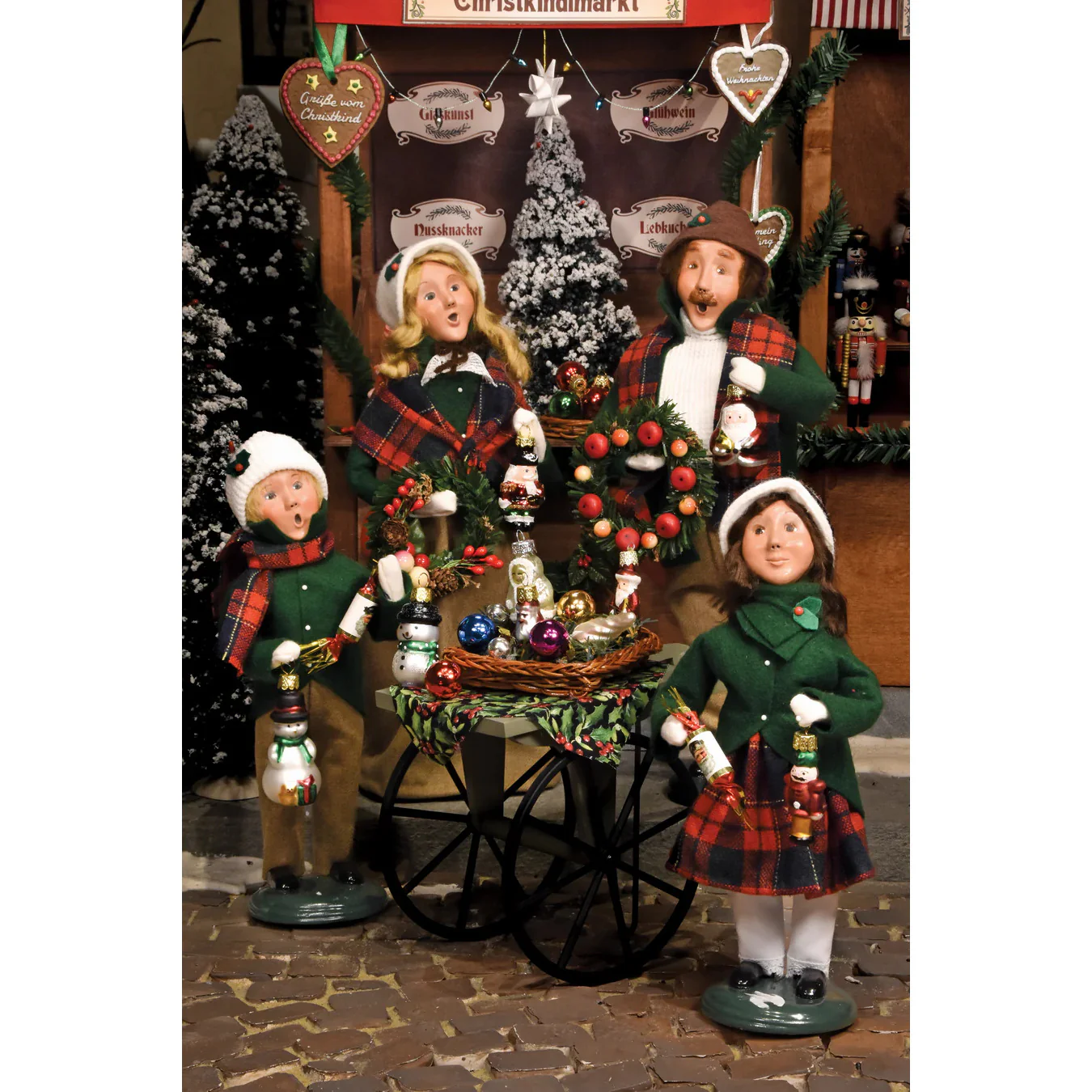 Ornament Cart Display Accessory Figurine, 9" - Image 2