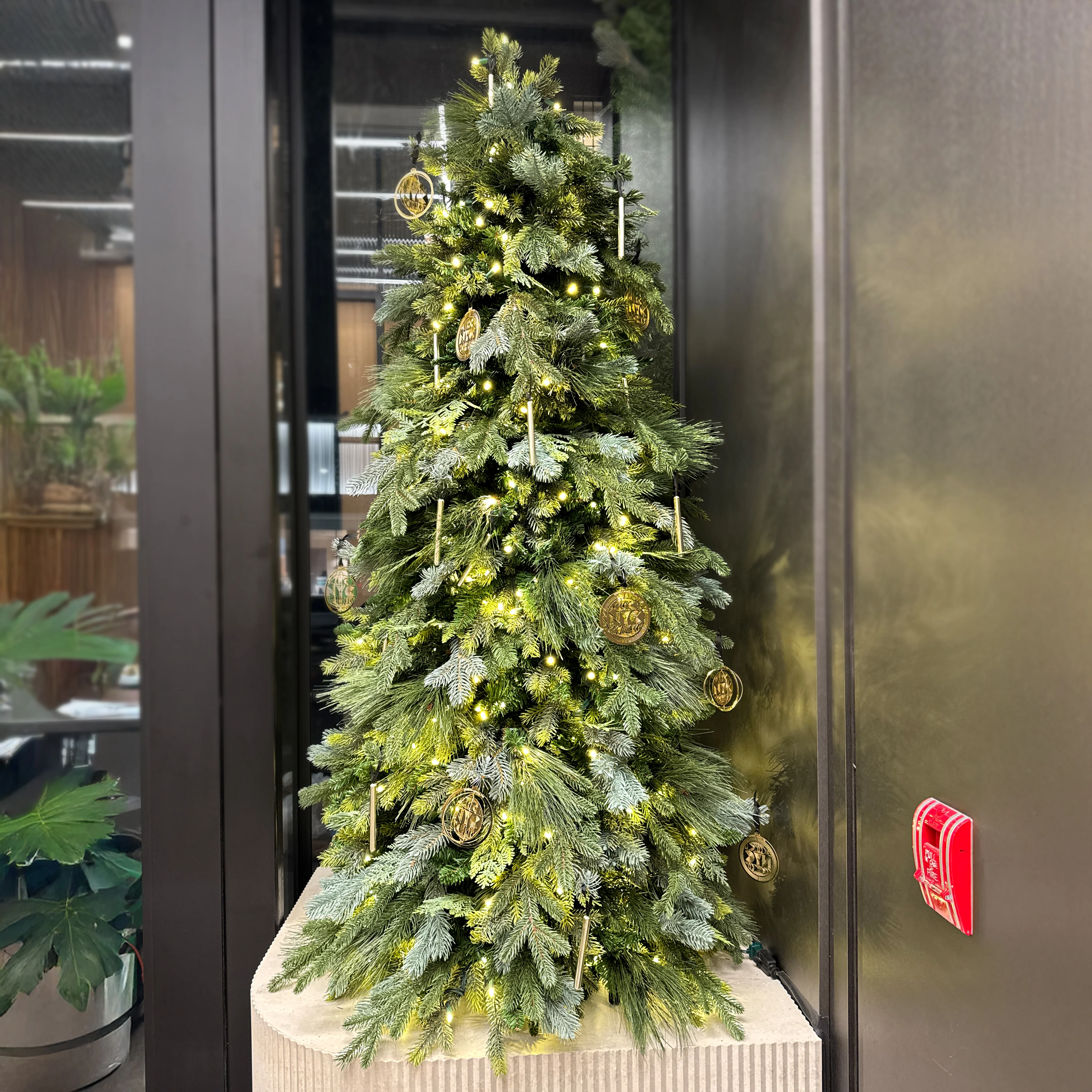 Hinged Artificial Christmas Tree, LED Lit, Warm White (3ft to 9ft) - Image 13