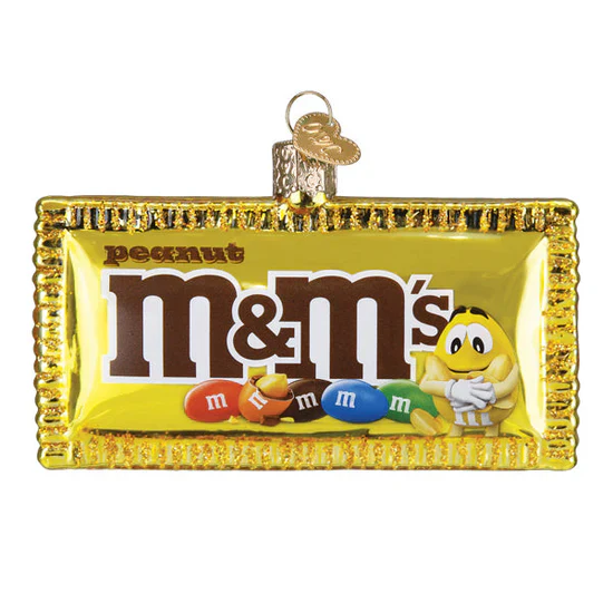 Peanut M&M's Ornament, 4" - Image 2