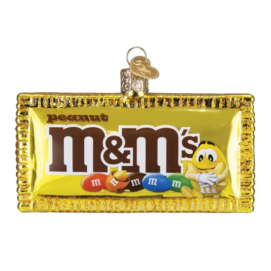 Peanut M&M's Ornament, 4" - Image 4