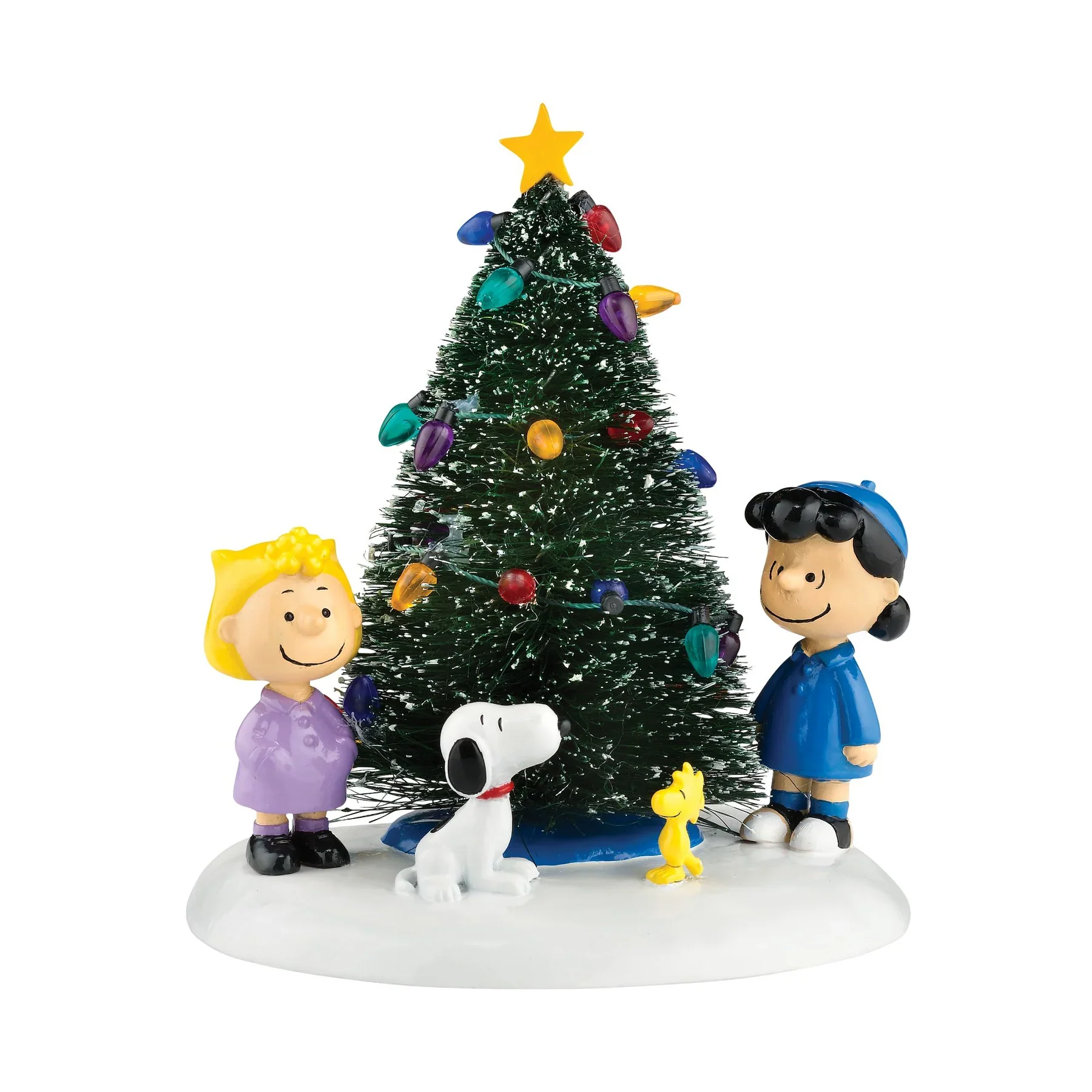 Peanuts Village - O'Christmas Tree Figurine