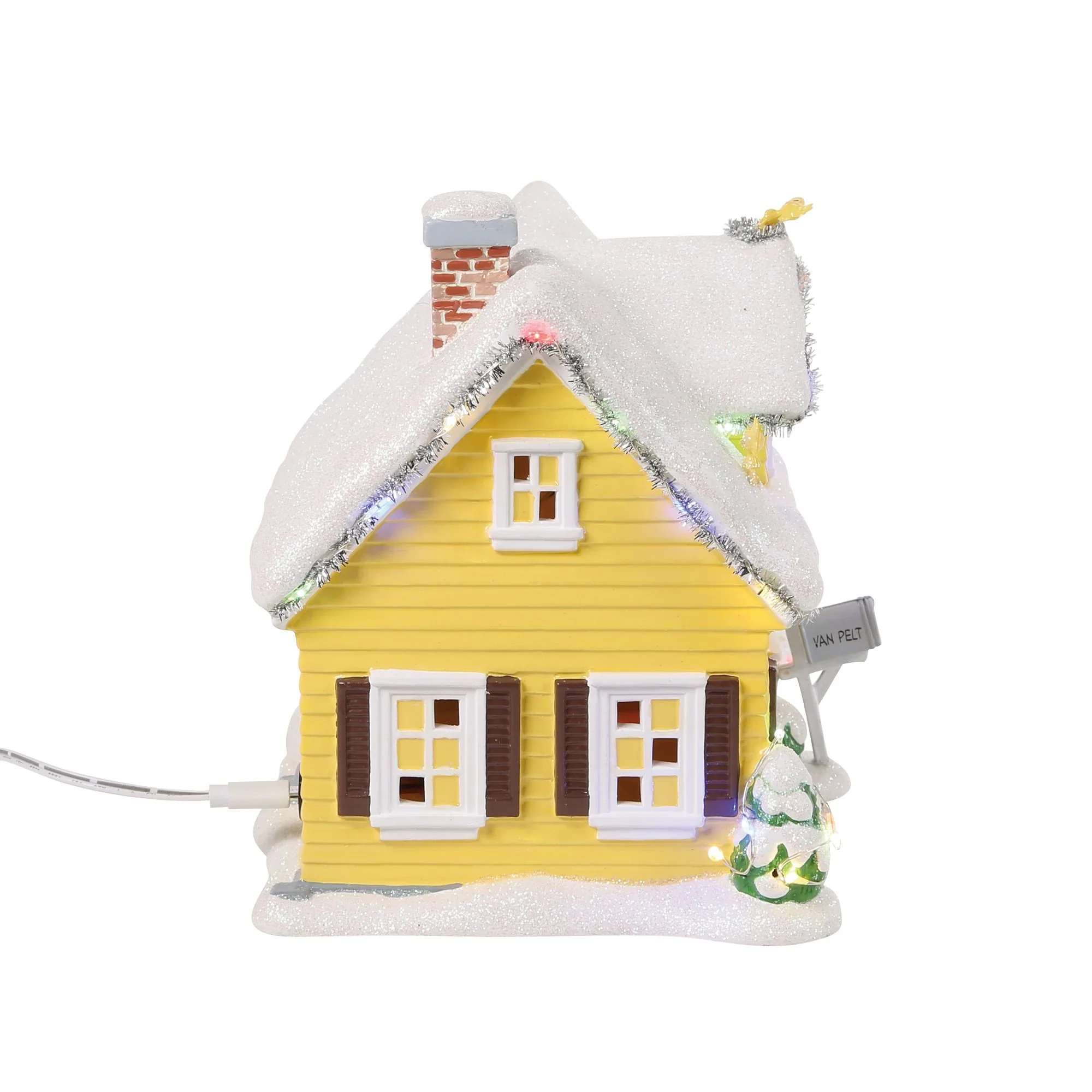 Peanuts Village - The Van Pelt Residence Figurine, 7.25" - Image 7