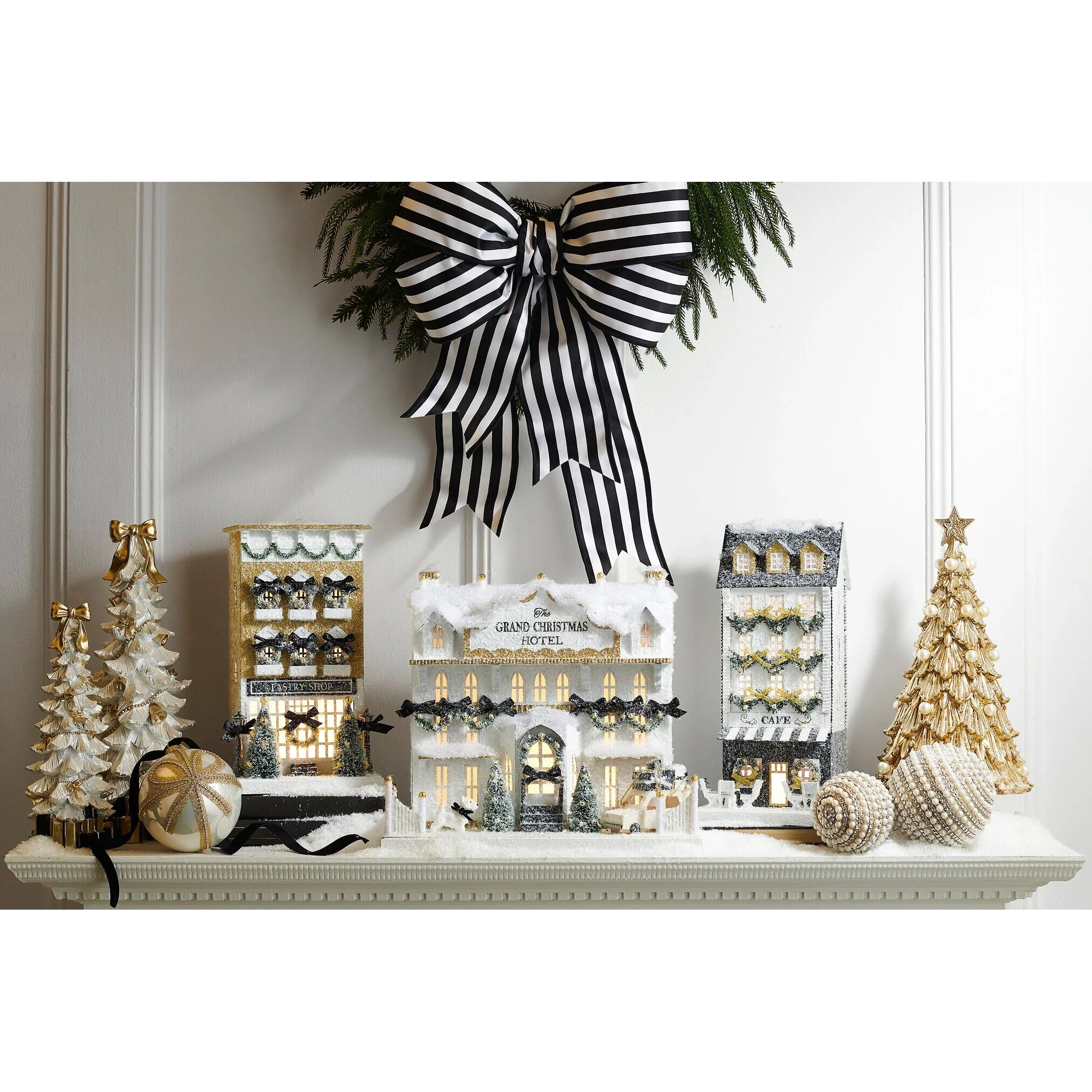Pearled Ball Ornament, 5" - Image 2