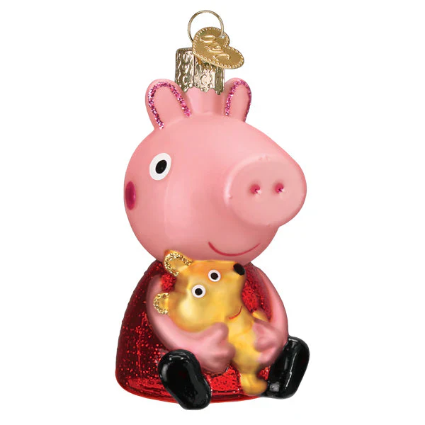 Peppa Pig with Teddy Ornament - Image 2