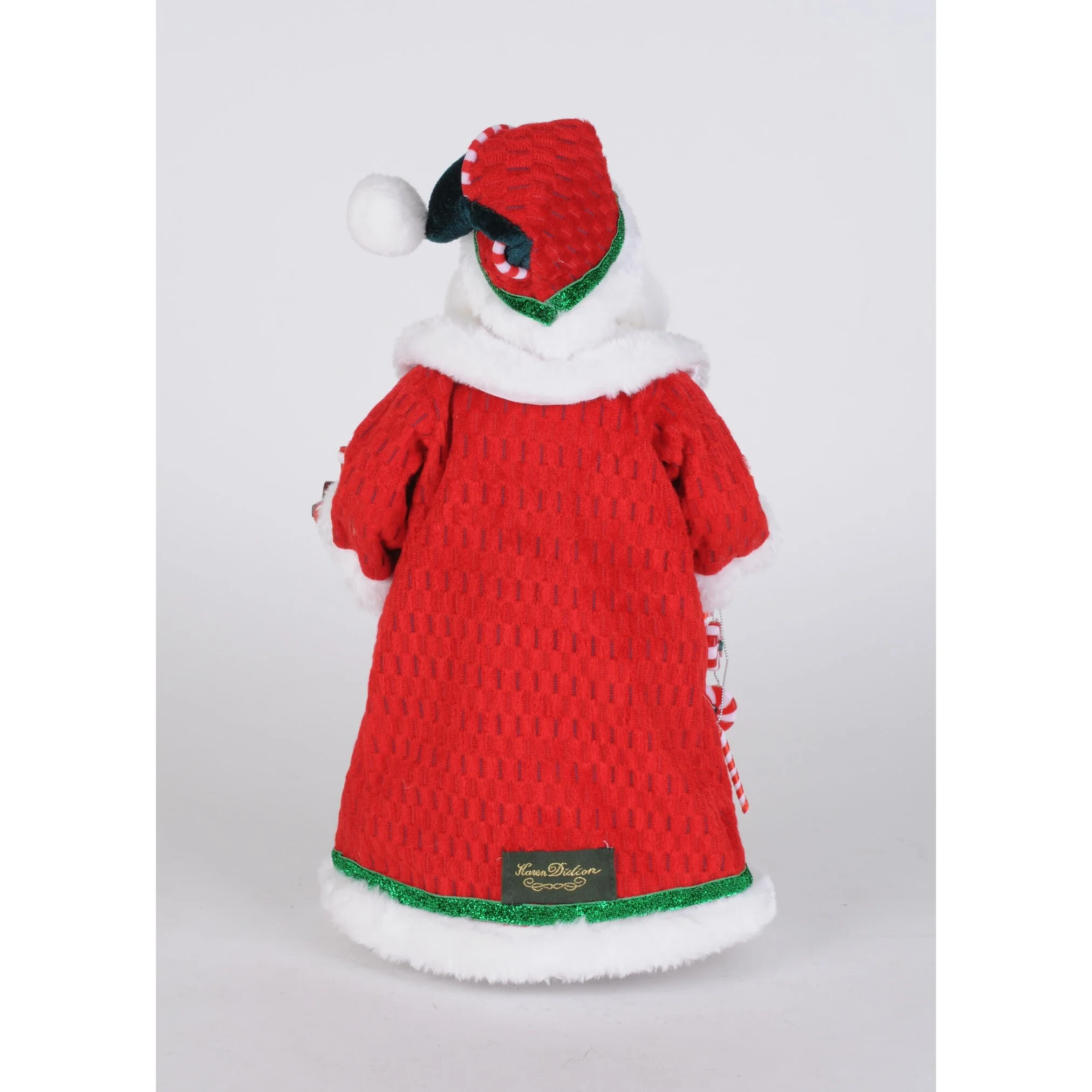 Peppermint Express Santa Figurine, 16" - Image 2