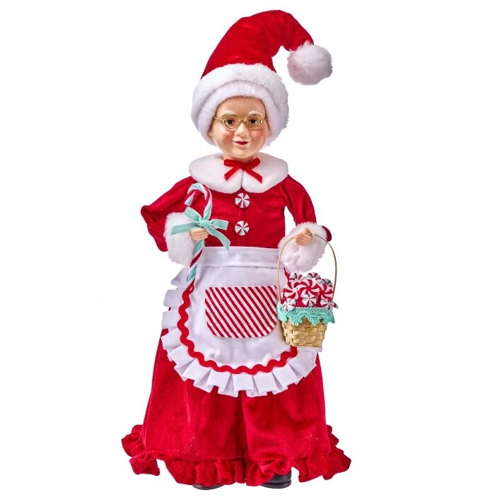 Peppermint Lane Mrs. Claus Figurine, 20"