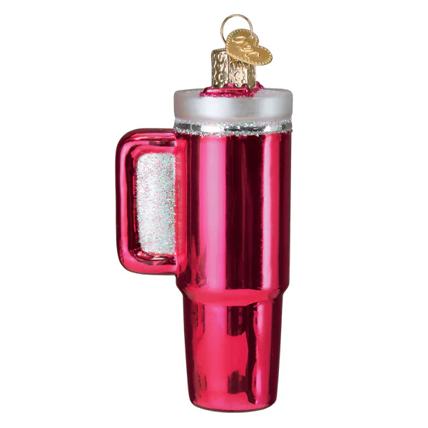 Pink Kringle Cup Ornament - Image 3