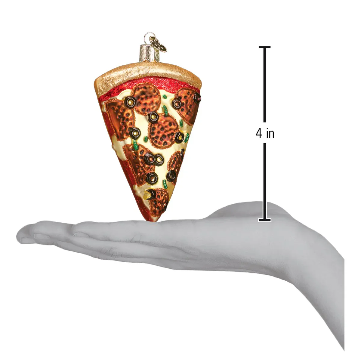 Pizza Slice Ornament, 4" - Image 3