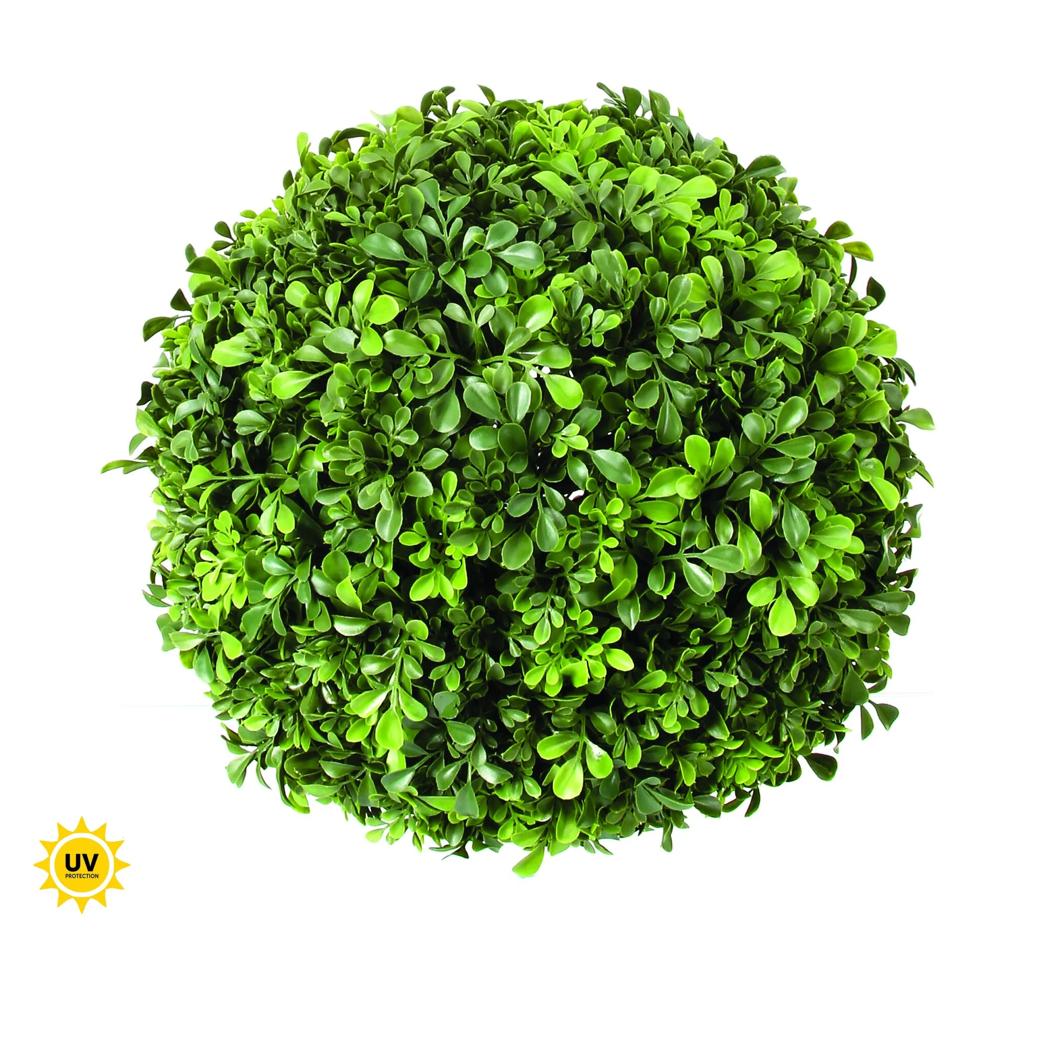 Plastic UV Proof English Boxwood Ball Topiary, 13"