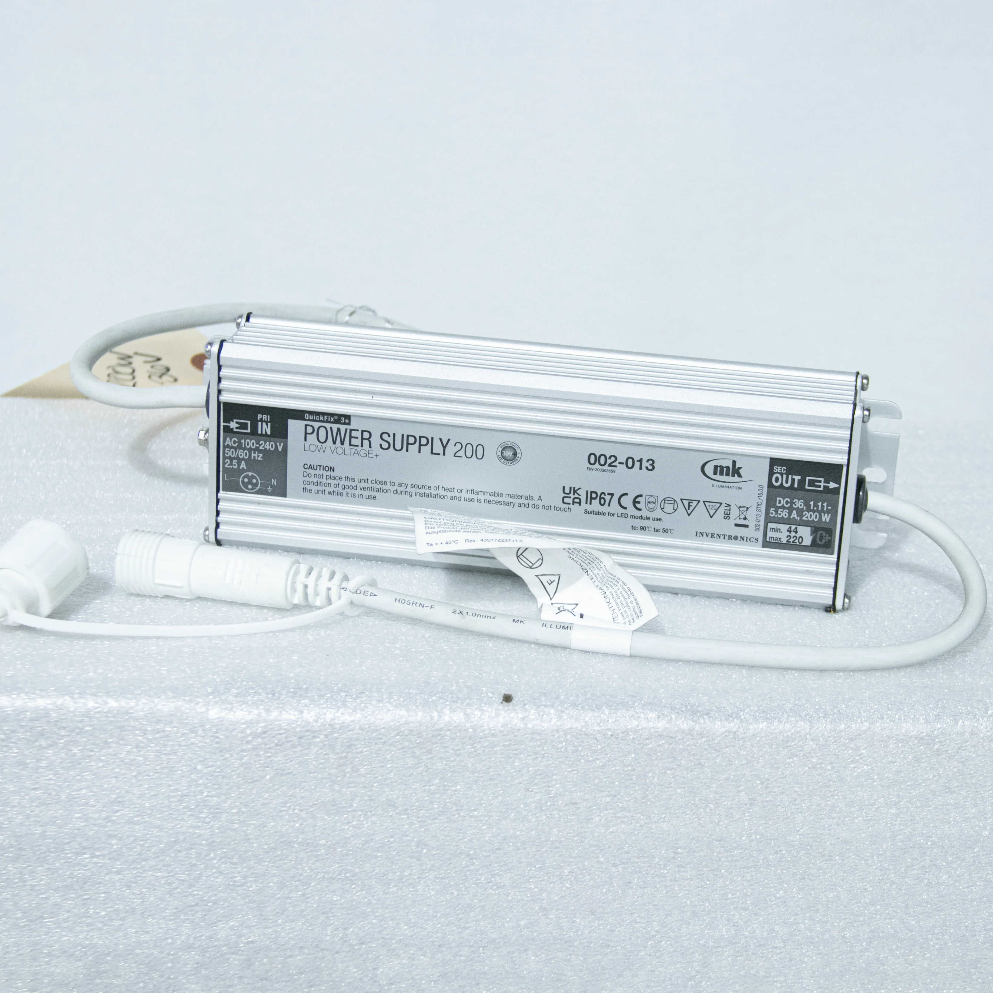 QuickFix3+ Power Supply (200W,36V)
