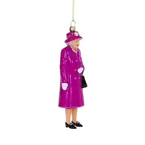 Queen Elizabeth II Ornament, 6.5" (6 styles - sold individually) - Image 7