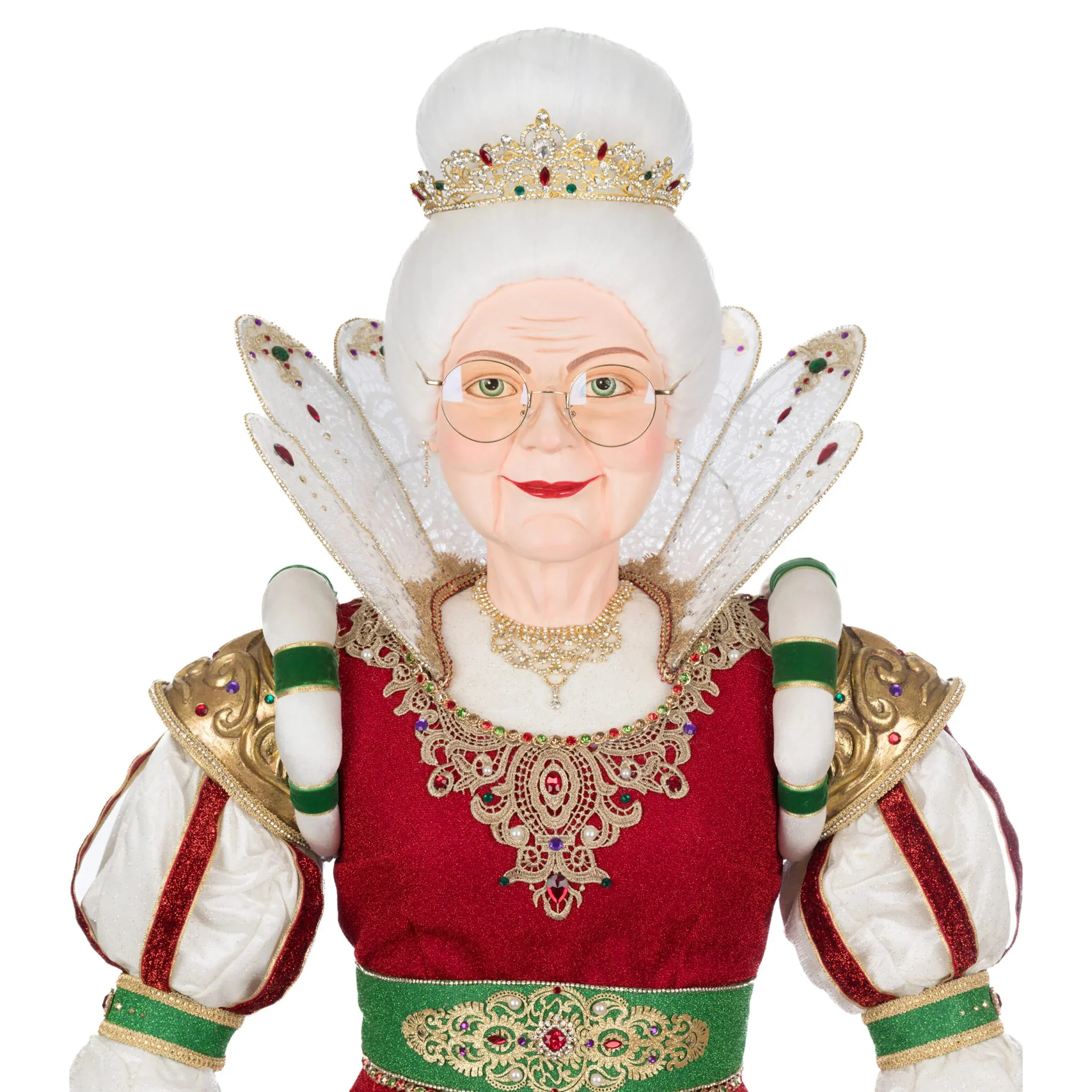 Queen Noelle Claus Life Size Doll, 64" - Image 5