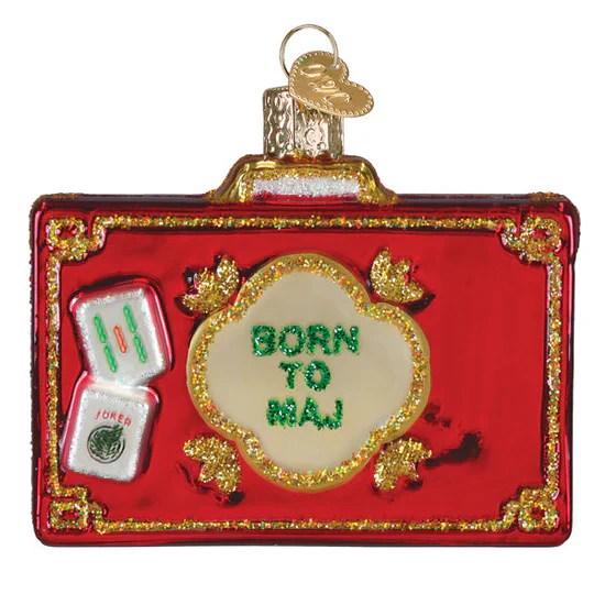 Rack N Roll Mahjong Ornament, 3.25" - Image 3