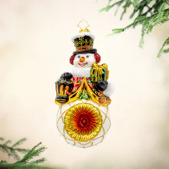 Radiant Reflections Snowman Ornament - Image 2