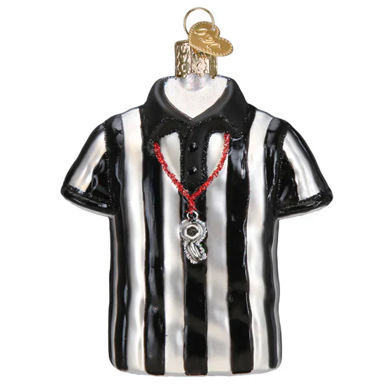 Referee Shirt Ornament, 4.25" - Image 2