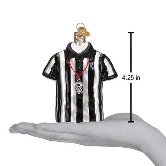 Referee Shirt Ornament, 4.25" - Image 5