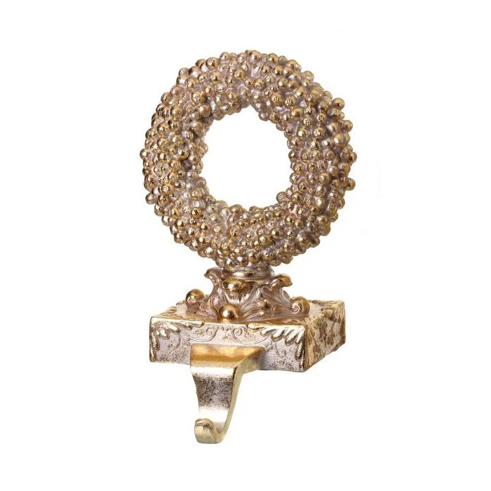 Resin Gilded Berry Tree/Wreath Stocking Holder, 10" (2 styles - sold individually) - Image 2