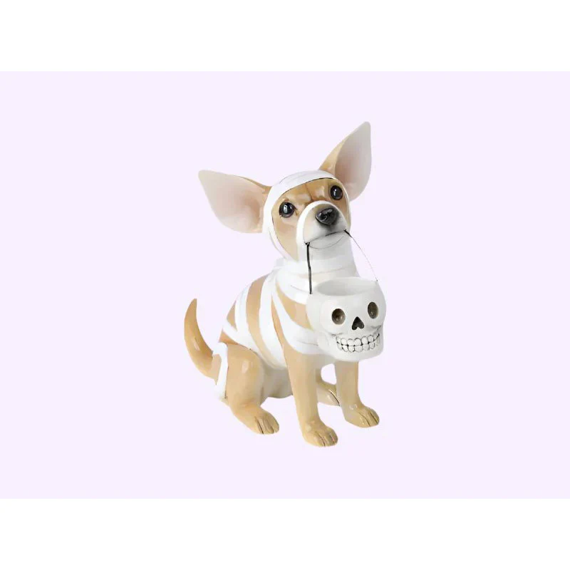 Resin Mummy Chihuahua Figurine, 13.5" - Image 2
