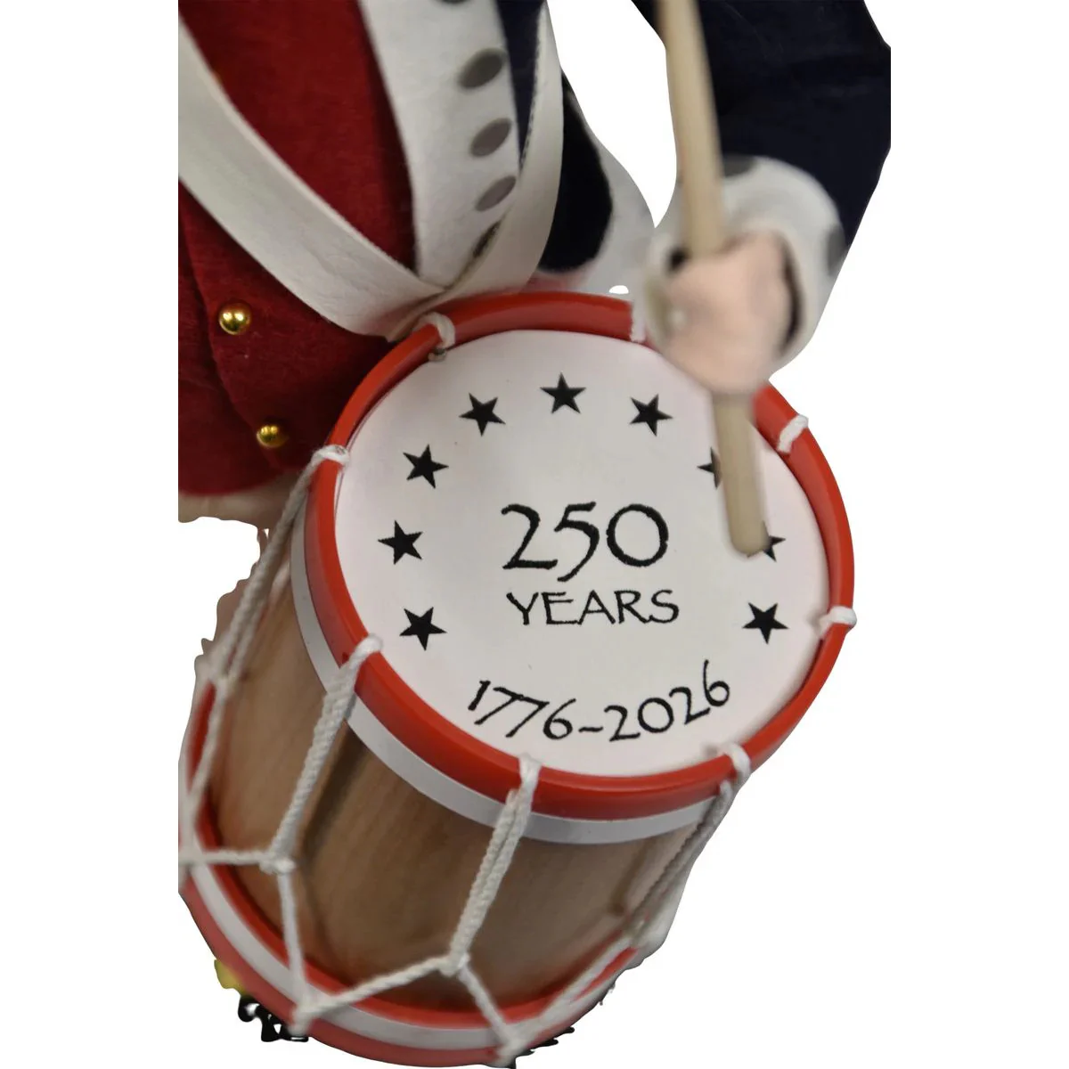 Revolutionary Drummer 1776 Caroler Figurine, 13" - Image 2