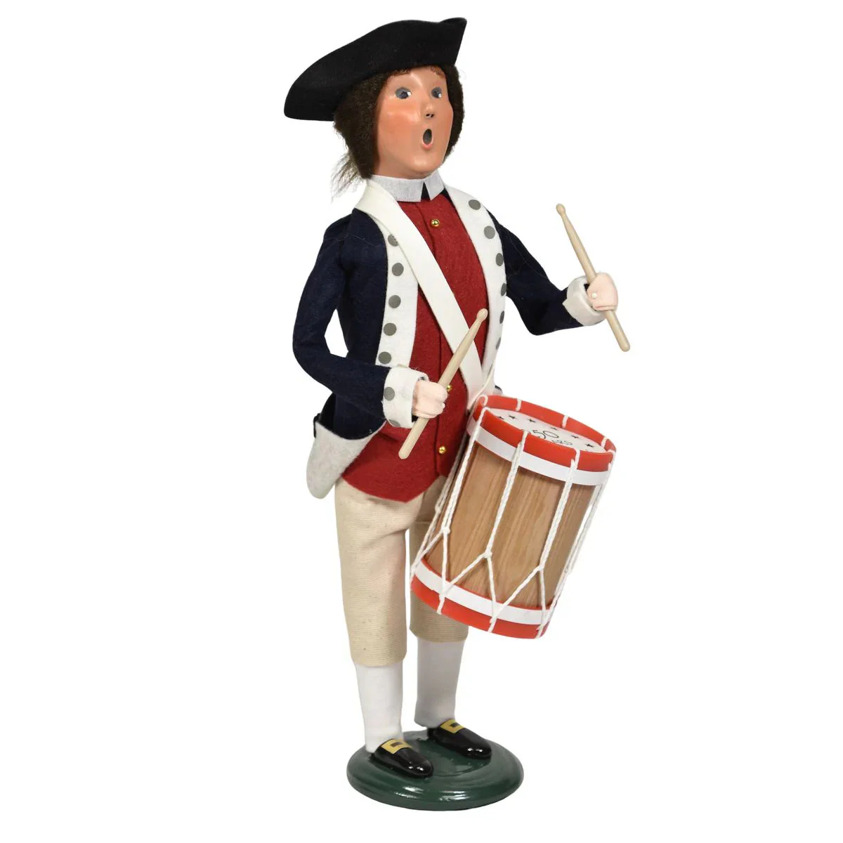 Revolutionary Drummer 1776 Caroler Figurine, 13" - Image 5