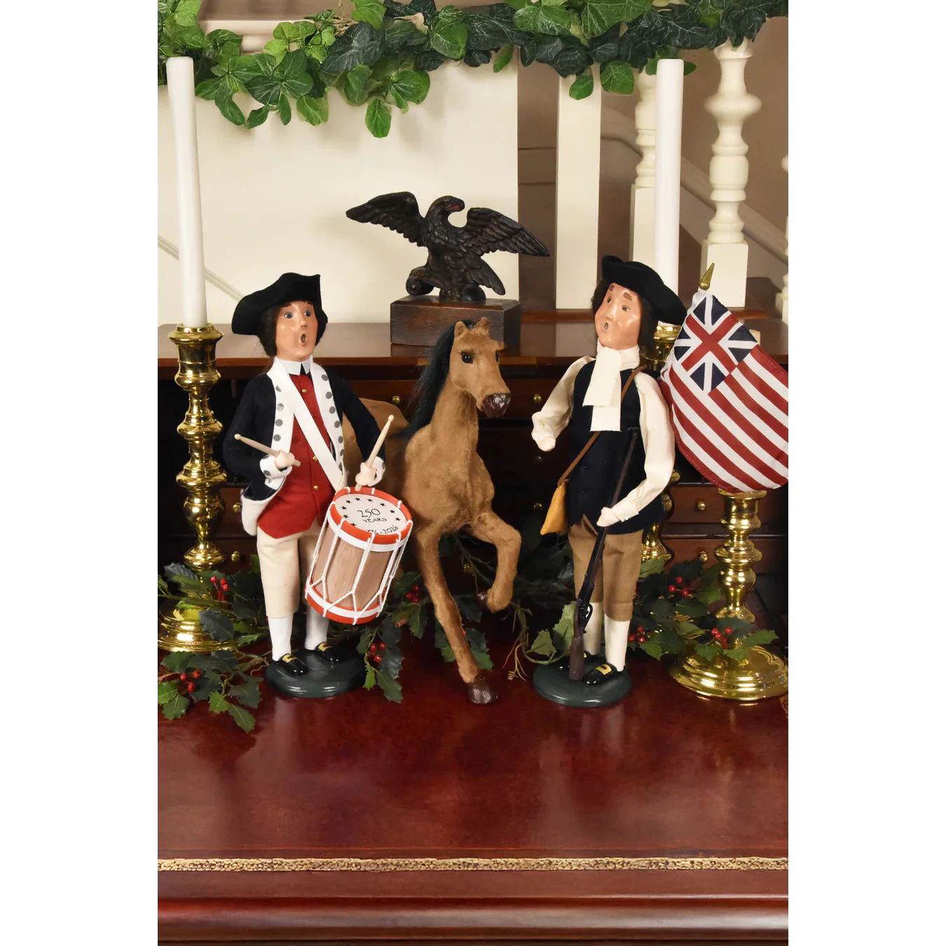 Revolutionary Drummer 1776 Caroler Figurine, 13" - Image 7