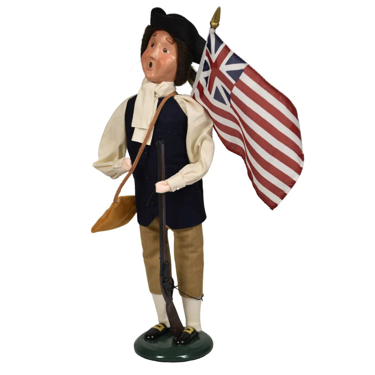 Revolutionary Patriot 1776 Caroler Figurine, 13" - Image 5