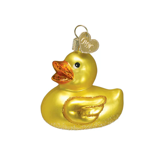 Rubber Ducky Ornament, 2" - Image 2