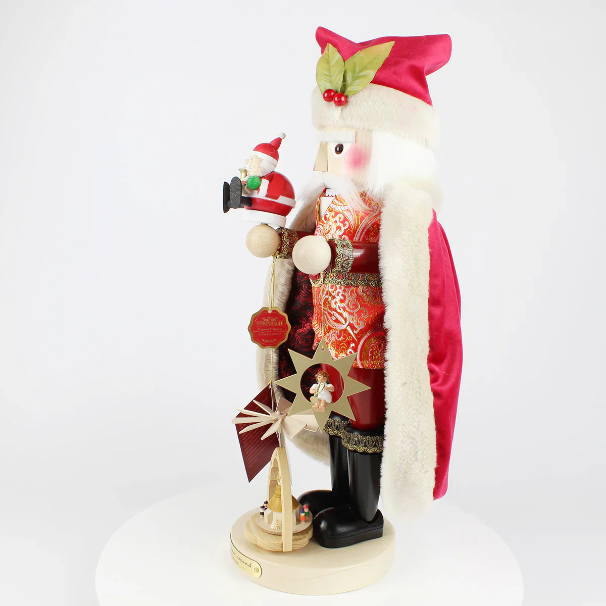 Santa Comes Around Nutcracker Figurine - Part 1, 18" - Image 3