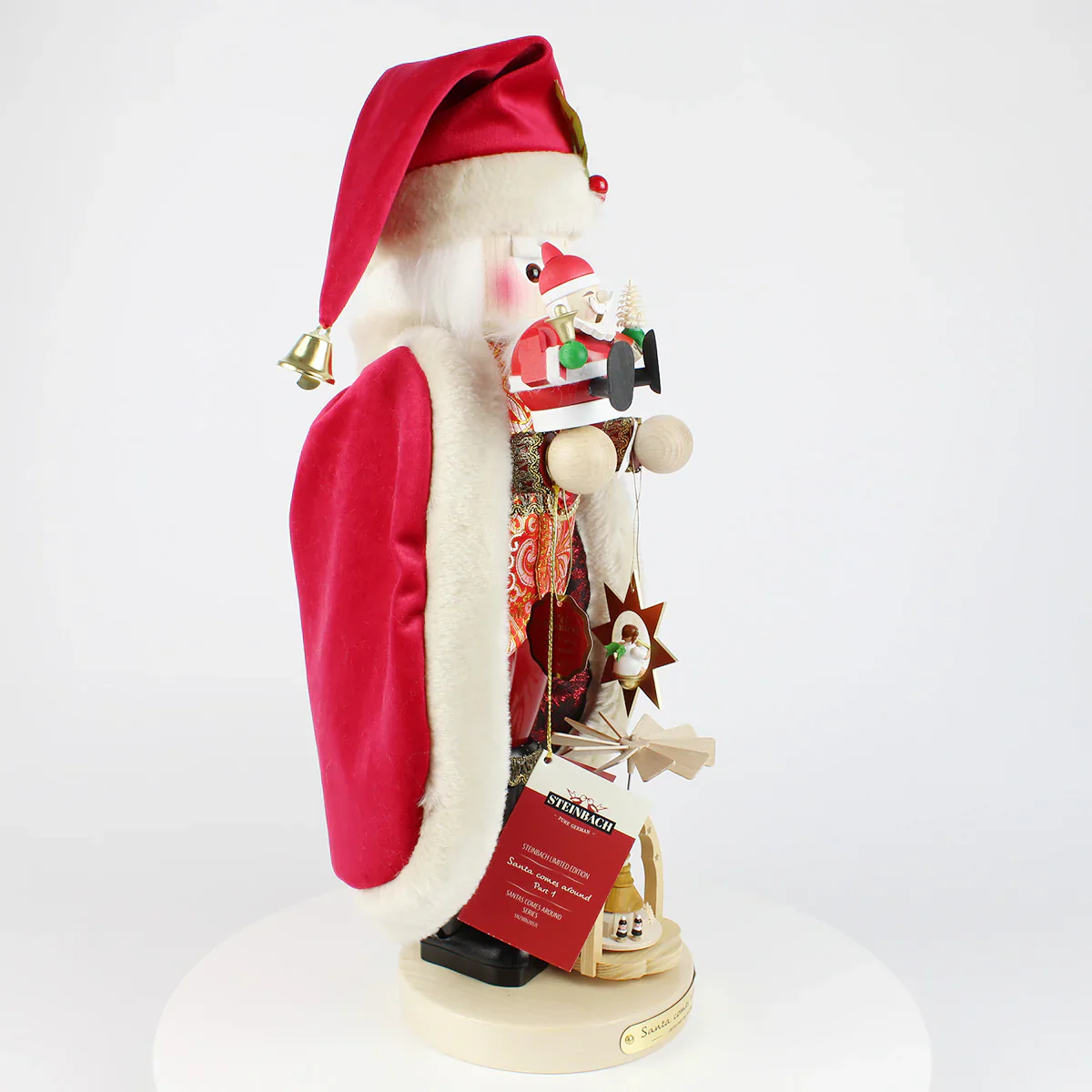 Santa Comes Around Nutcracker Figurine - Part 1, 18" - Image 4