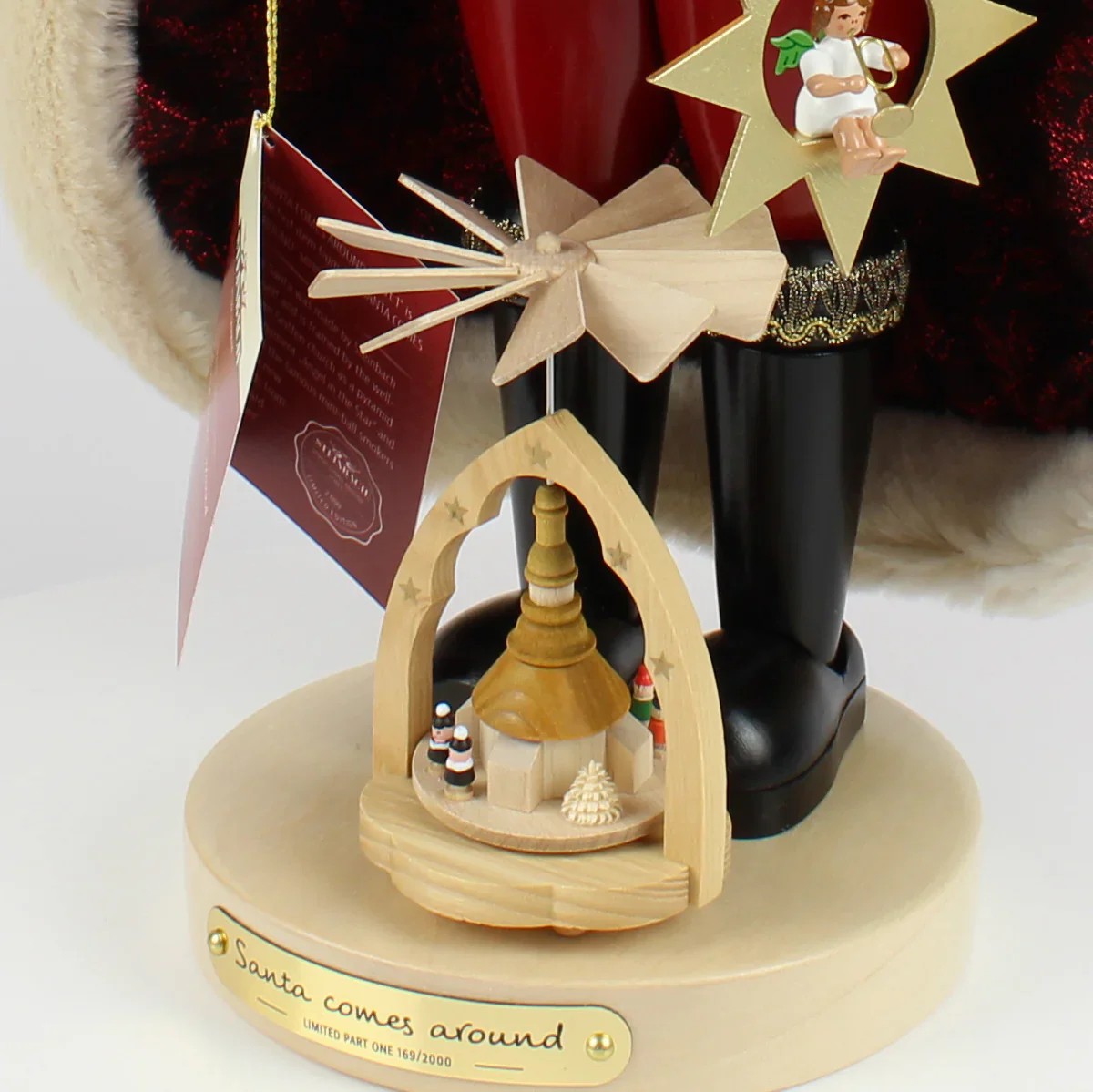 Santa Comes Around Nutcracker Figurine - Part 1, 18" - Image 7