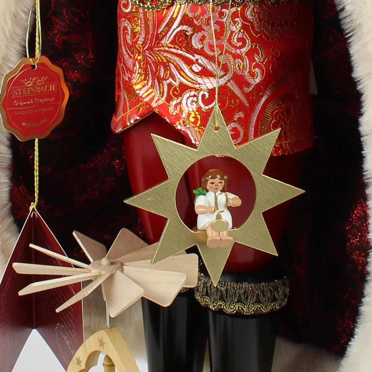 Santa Comes Around Nutcracker Figurine - Part 1, 18" - Image 8